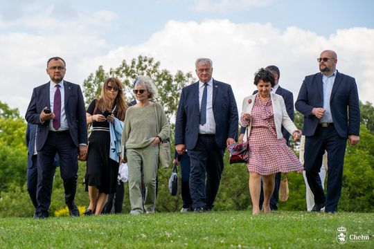 Minister spraw zagranicznych Ukrainy Andrij Sybiha z wizytą w Chełmie [GALERIA ZDJĘĆ]