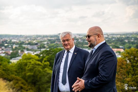 Minister spraw zagranicznych Ukrainy Andrij Sybiha z wizytą w Chełmie [GALERIA ZDJĘĆ]