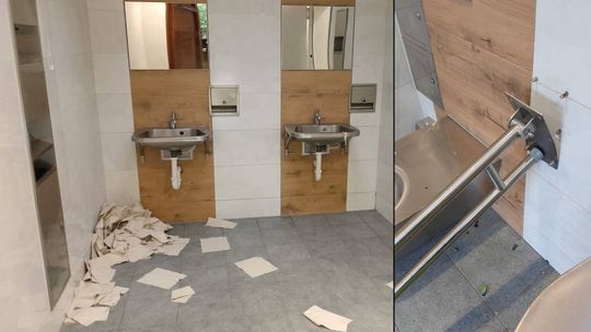 Akt wandalizmu w Chełmie: Pawilon rodzica niszczony i zaśmiecany! [ZDJĘCIA]