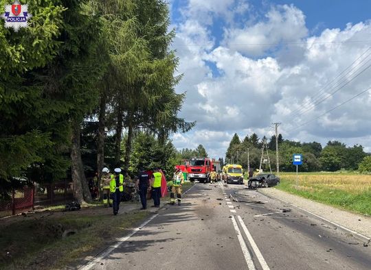 Tragiczny wypadek w gminie Sitno [ZDJĘCIA]
