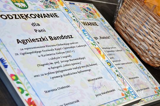 Pow. chełmski. Uroczystość wręczenia wyróżnień i podziękowań [GALERIA ZDJĘĆ]