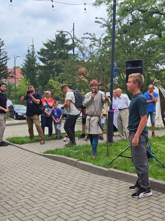 Chełm.  Piknik historyczny z Bolesławem Chrobrym "Pierwszy w koronie” [GALERIA ZDJĘĆ]