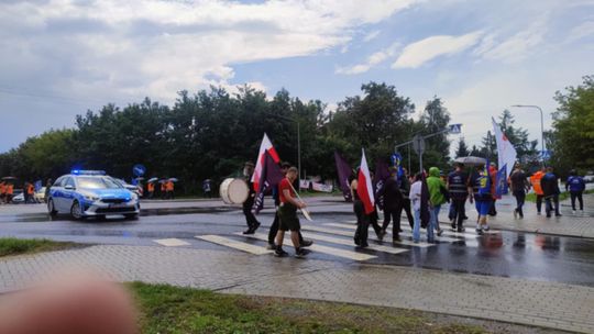 Lubelskie. Kolejarze protestują: "Nie pozwolimy na dalszą bierność rządu" [ZDJĘCIA]