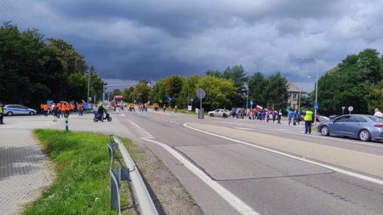 Lubelskie. Kolejarze protestują: "Nie pozwolimy na dalszą bierność rządu" [ZDJĘCIA]