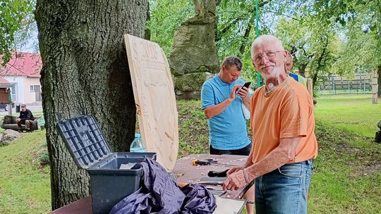 Gmina Dorohusk. Rozpoczął się VIII Plener rzeźbiarsko-malarski "Kultura i Sztuka Nad Bugiem" [GALERIA ZDJĘĆ]