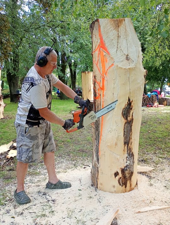 Gmina Dorohusk. Rozpoczął się VIII Plener rzeźbiarsko-malarski "Kultura i Sztuka Nad Bugiem" [GALERIA ZDJĘĆ]