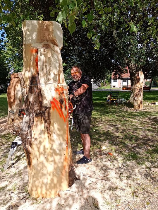 Gmina Dorohusk. Rozpoczął się VIII Plener rzeźbiarsko-malarski "Kultura i Sztuka Nad Bugiem" [GALERIA ZDJĘĆ]