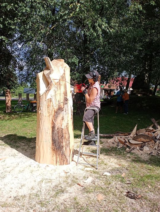 Gmina Dorohusk. Rozpoczął się VIII Plener rzeźbiarsko-malarski "Kultura i Sztuka Nad Bugiem" [GALERIA ZDJĘĆ]