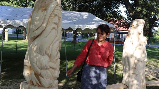 Gm. Dorohusk. Wyjątkowy wernisaż VIII Pleneru Rzeźbiarsko-Malarskiego [GALERIA ZDJĘĆ]