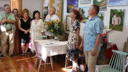 Gm. Dorohusk. Wyjątkowy wernisaż VIII Pleneru Rzeźbiarsko-Malarskiego [GALERIA ZDJĘĆ]