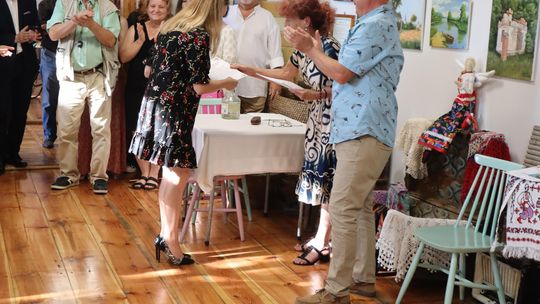 Gm. Dorohusk. Wyjątkowy wernisaż VIII Pleneru Rzeźbiarsko-Malarskiego [GALERIA ZDJĘĆ]