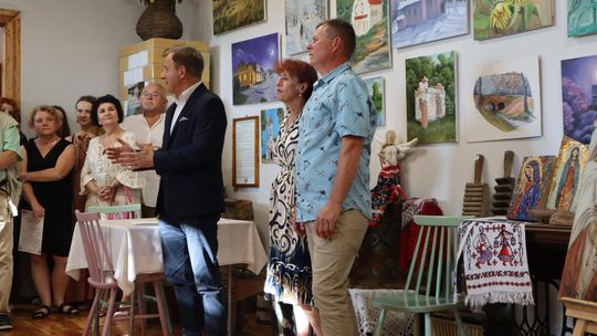 Gm. Dorohusk. Wyjątkowy wernisaż VIII Pleneru Rzeźbiarsko-Malarskiego [GALERIA ZDJĘĆ]