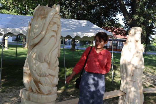 Gm. Dorohusk. Wyjątkowy wernisaż VIII Pleneru Rzeźbiarsko-Malarskiego [GALERIA ZDJĘĆ]