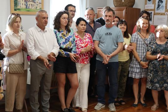 Gm. Dorohusk. Wyjątkowy wernisaż VIII Pleneru Rzeźbiarsko-Malarskiego [GALERIA ZDJĘĆ]