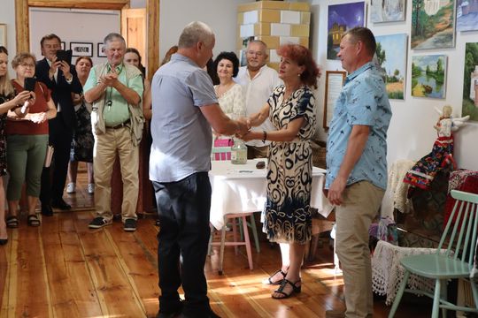 Gm. Dorohusk. Wyjątkowy wernisaż VIII Pleneru Rzeźbiarsko-Malarskiego [GALERIA ZDJĘĆ]