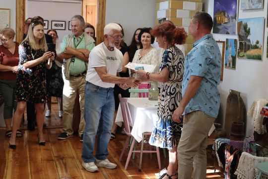 Gm. Dorohusk. Wyjątkowy wernisaż VIII Pleneru Rzeźbiarsko-Malarskiego [GALERIA ZDJĘĆ]