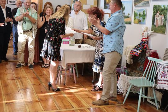 Gm. Dorohusk. Wyjątkowy wernisaż VIII Pleneru Rzeźbiarsko-Malarskiego [GALERIA ZDJĘĆ]