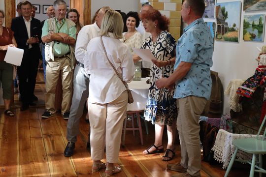 Gm. Dorohusk. Wyjątkowy wernisaż VIII Pleneru Rzeźbiarsko-Malarskiego [GALERIA ZDJĘĆ]