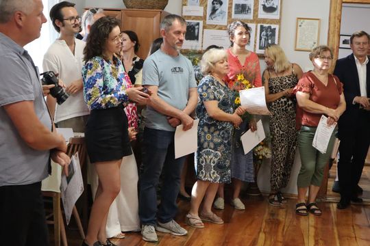 Gm. Dorohusk. Wyjątkowy wernisaż VIII Pleneru Rzeźbiarsko-Malarskiego [GALERIA ZDJĘĆ]