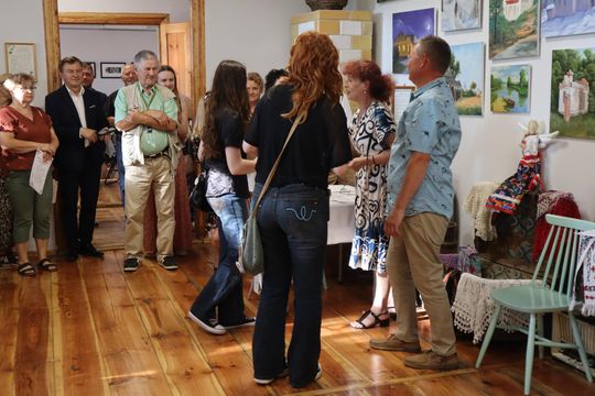 Gm. Dorohusk. Wyjątkowy wernisaż VIII Pleneru Rzeźbiarsko-Malarskiego [GALERIA ZDJĘĆ]