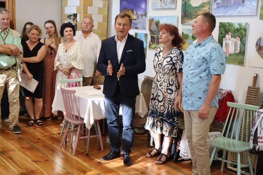 Gm. Dorohusk. Wyjątkowy wernisaż VIII Pleneru Rzeźbiarsko-Malarskiego [GALERIA ZDJĘĆ]