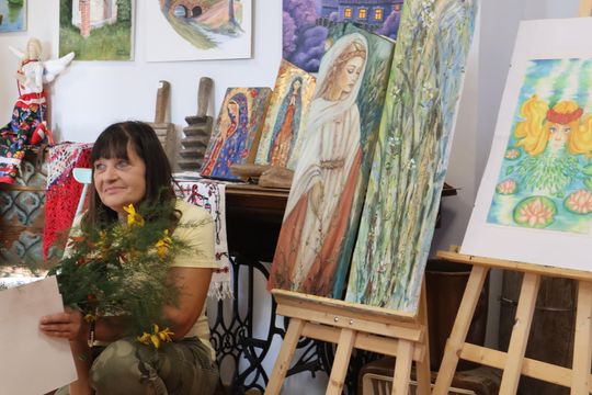 Gm. Dorohusk. Wyjątkowy wernisaż VIII Pleneru Rzeźbiarsko-Malarskiego [GALERIA ZDJĘĆ]