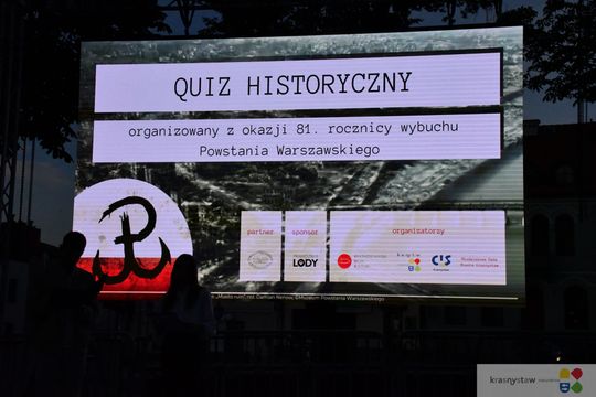 Kino Letnie w Krasnymstawie. Wieczór z filmami o Powstaniu Warszawskim [GALERIA ZDJĘĆ]