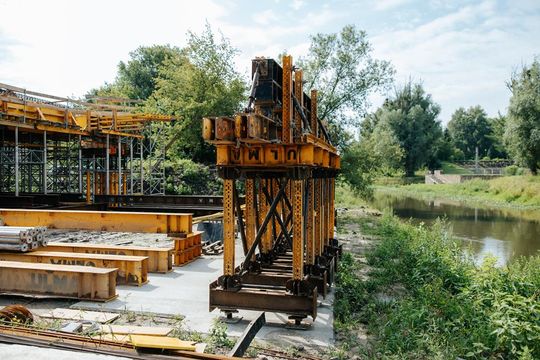 Krasnostawski most nabiera kształtów [GALERIA ZDJĘĆ] 