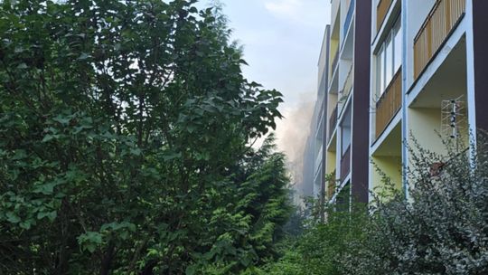 Chełm. Pożar mieszkania na Wiercieńskiego! [ZDJĘCIA]