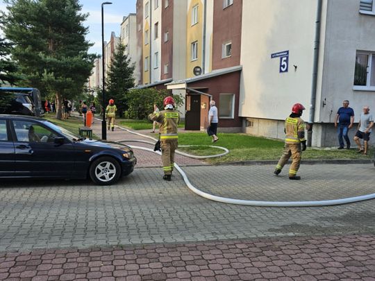 Chełm. Pożar mieszkania na Wiercieńskiego! [ZDJĘCIA]
