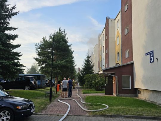 Chełm. Pożar mieszkania na Wiercieńskiego! [ZDJĘCIA]