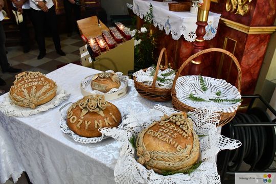 Dożynki parafialne w kościele św. Franciszka Ksawerego w Krasnymstawie [GALERIA ZDJĘĆ]