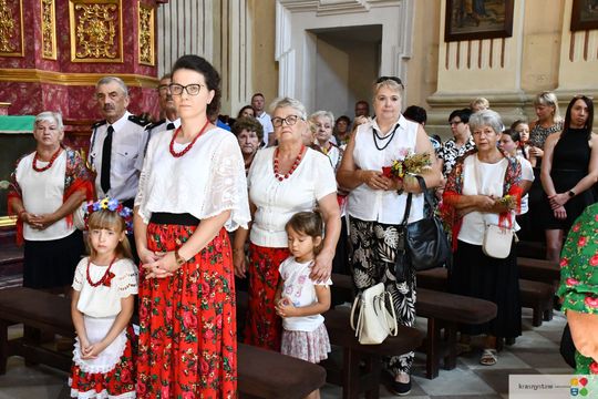 Dożynki parafialne w kościele św. Franciszka Ksawerego w Krasnymstawie [GALERIA ZDJĘĆ]