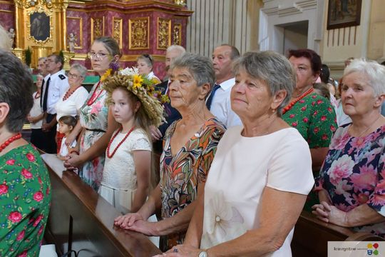 Dożynki parafialne w kościele św. Franciszka Ksawerego w Krasnymstawie [GALERIA ZDJĘĆ]
