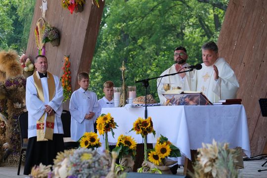 Dożynki w Rejowcu 2025. Dziękowali za plony i bawili się [GALERIA ZDJĘĆ]