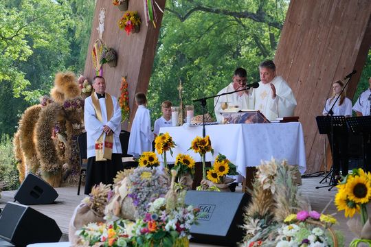Dożynki w Rejowcu 2025. Dziękowali za plony i bawili się [GALERIA ZDJĘĆ]