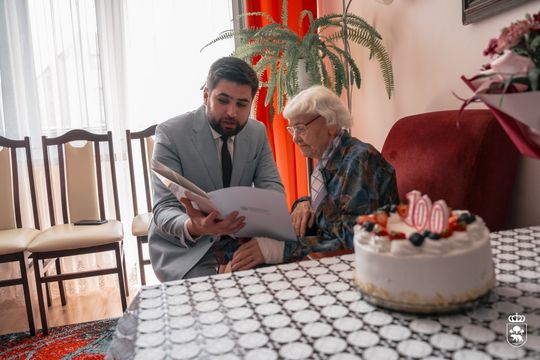 200 lat, Pani Czesławo! Setne urodziny obchodziła mieszkanka Chełma Czesława Okrasa [GALERIA ZDJĘĆ]