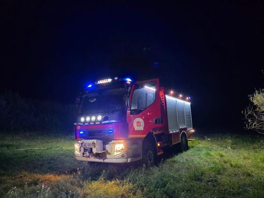 Pow. włodawski. Płonęły bele słomy, trawy i kompostownik [GALERIA ZDJĘĆ]