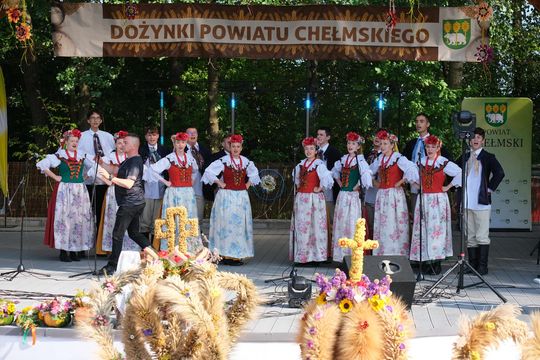 Dożynki powiatu chełmskiego 2025. Mieszkańcy dziękowali za plony cz. II [GALERIA ZDJĘĆ]