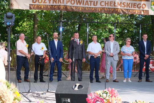 Dożynki powiatu chełmskiego 2025. Mieszkańcy dziękowali za plony cz. II [GALERIA ZDJĘĆ]