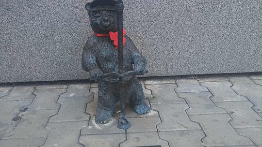 Chełmskie misie w czerwonych kokardkach przypominają o FAS [ZDJĘCIA]