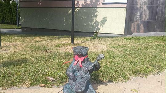 Chełmskie misie w czerwonych kokardkach przypominają o FAS [ZDJĘCIA]