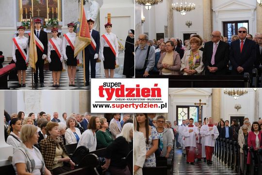 XI Zjazd Czarniecczyków w I LO w Chełmie - uroczysta msza św. cz. I [GALERIA ZDJĘĆ]
