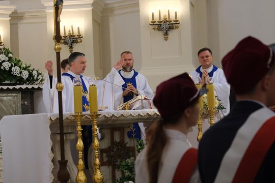 XI Zjazd Czarniecczyków w I LO w Chełmie - uroczysta msza św. cz. II [GALERIA ZDJĘĆ]