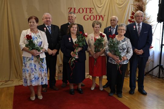 Złote Gody w gminie Leśniowice. Przeżyli razem tyle lat! [GALERIA ZDJĘĆ]