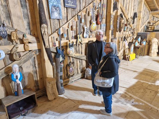 Nadbużańska historia dłutem opowiedziana. Wystawa Rafała Jankowskiego [ZDJĘCIA]