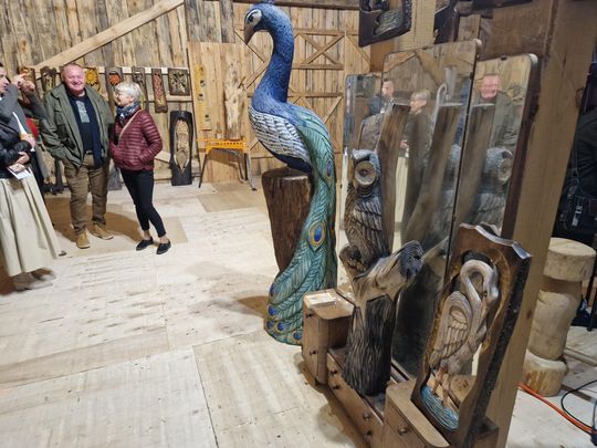 Nadbużańska historia dłutem opowiedziana. Wystawa Rafała Jankowskiego [ZDJĘCIA]