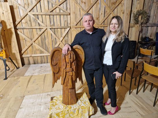 Nadbużańska historia dłutem opowiedziana. Wystawa Rafała Jankowskiego [ZDJĘCIA]