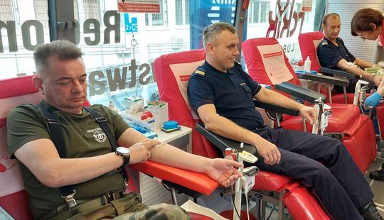 Chełm. Krew dla życia. Szlachetny gest z okazji 100-lecie Policji Kobiecej [GALERIA ZDJĘĆ]