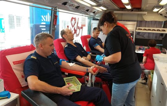 Chełm. Krew dla życia. Szlachetny gest z okazji 100-lecie Policji Kobiecej [GALERIA ZDJĘĆ]